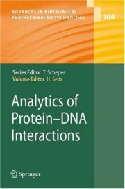 Couverture : Analytics of Protein-DNA Interactions (Advances in Biochemical Engineering / Biotechnology)