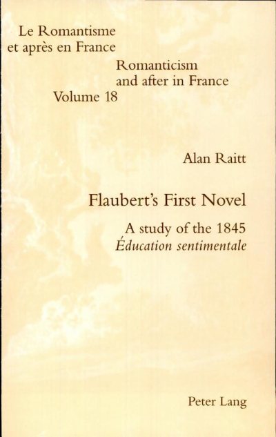 Couverture : Flaubert's First Novel