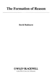 Couverture : The formation of reason