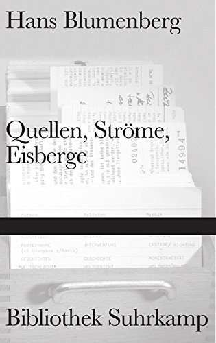 Couverture : Quellen, Ströme, Eisberge