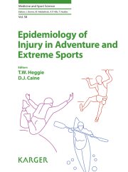Couverture : Epidemiology of Injury in Adventure and Extreme Sports