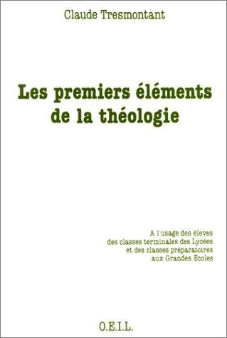 Couverture : Les premiers éléments de la théologie