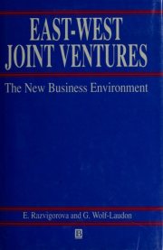 Couverture : East-west joint ventures