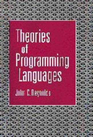 Couverture : Theories of programming languages