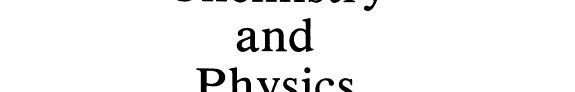 Couverture : Chemistry and physics of solid surfaces.