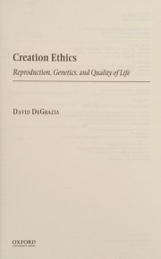 Couverture : Creation Ethics