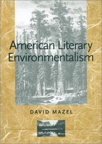 Couverture : American literary environmentalism
