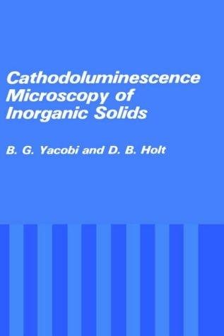 Couverture : Cathodoluminescence microscopy of inorganic solids