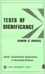 Couverture : Tests of significance