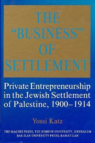 Couverture : The "business" of settlement