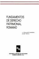 Couverture : Fundamentos de derecho patrimonial romano