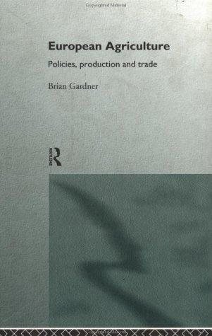 Couverture : European agriculture