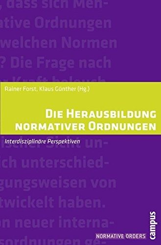 Couverture : Die Herausbildung normativer Ordnungen