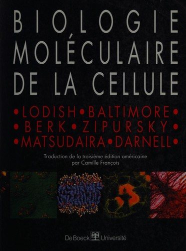 Couverture : Biologie moléculaire de la cellule