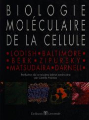 Couverture : Biologie moléculaire de la cellule