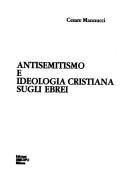 Couverture : Antisemitismo e ideologia cristiana sugli ebrei