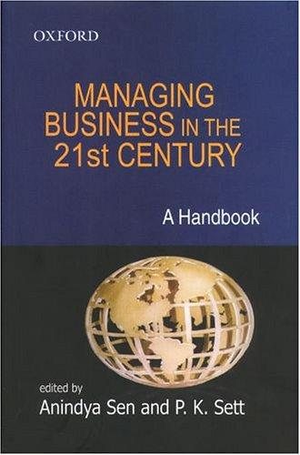 Couverture : Managing business in the twenty-first century