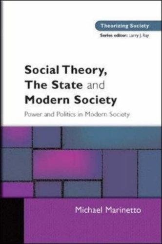 Couverture : Social Theory, The State and Modern Society