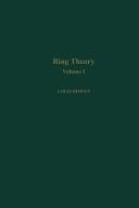 Couverture : Ring theory