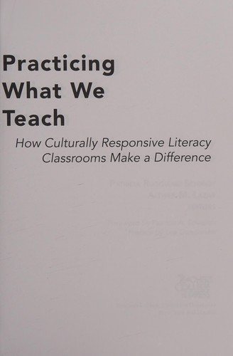 Couverture : Practicing what we teach