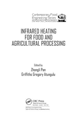Couverture : Infrared heating for food and agricultural processing