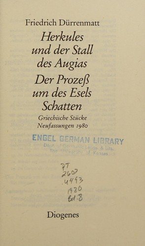 Couverture : Herkules und der Stall des Augias