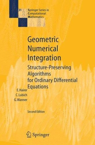 Couverture : Geometric Numerical Integration