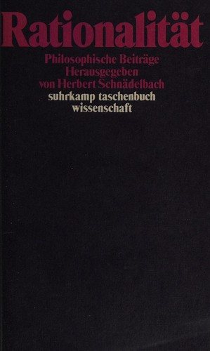 Couverture : Rationalität