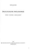 Couverture : Ökologische Philosophie