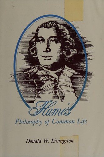 Couverture : Hume's philosophy of common life