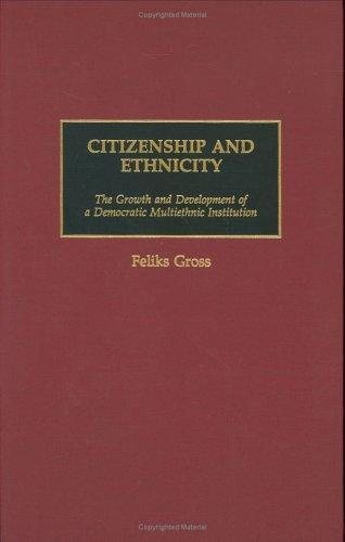 Couverture : Citizenship and Ethnicity
