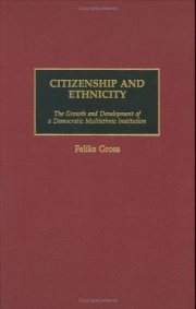Couverture : Citizenship and Ethnicity