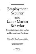 Couverture : Employment security and labor market behavior