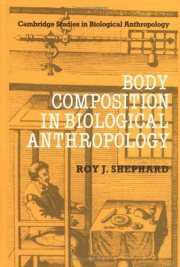 Couverture : Body composition in biological anthropology
