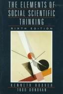 Couverture : The elements of social scientific thinking