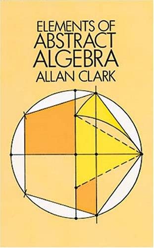 Couverture : Elements of abstract algebra