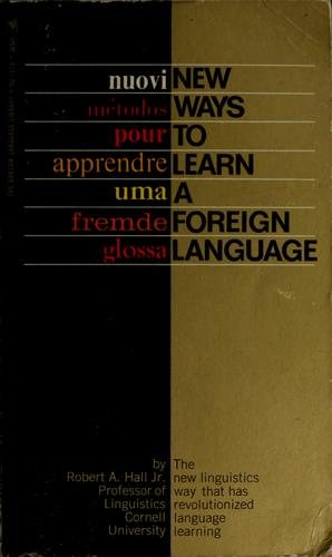 Couverture : New ways to learn a foreign language