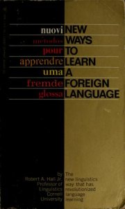 Couverture : New ways to learn a foreign language