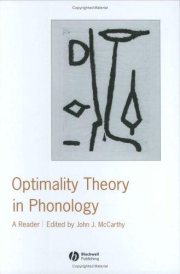 Couverture : Optimality Theory in Phonology