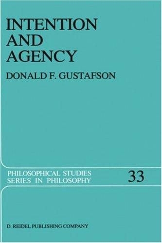 Couverture : Intention and Agency