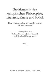 Couverture : Stoizismus in der europäischen Philosophie, Literatur, Kunst und Politik