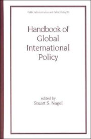 Couverture : Handbook of global international policy