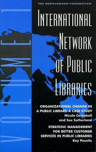 Couverture : International Network of Public Libraries: Organizational Change in a Public Library