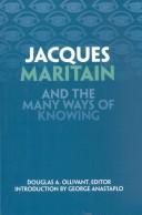 Couverture : Jacques Maritain and the Many Ways of Knowing