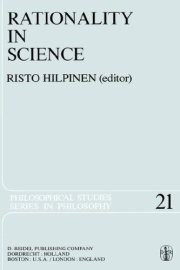 Couverture : Rationality in science