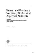 Couverture : Toxicology and nutrition