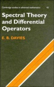 Couverture : Spectral theory and differential operators