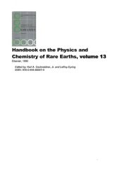 Couverture : Handbook on the physics and chemistry of rare earths