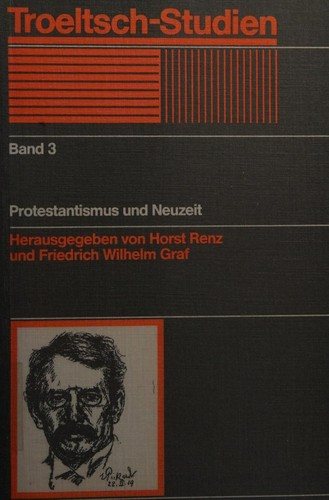 Couverture : Troeltsch-Studien