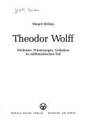 Couverture : Theodor Wolff